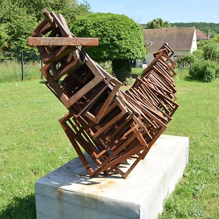 Gite Dans Parc De Sculptures - Gite "Pondichery" Port-Mort Εξωτερικό φωτογραφία